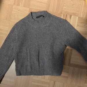 brandy melville knit cropped sweater
